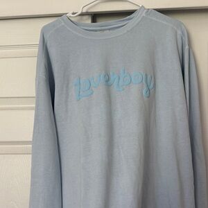 LOVERBOY Blue Crew Neck Sweater